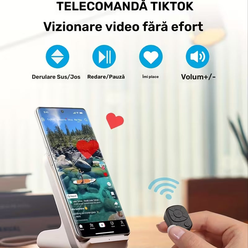 Inel multifuncțional pentru telefon mobil